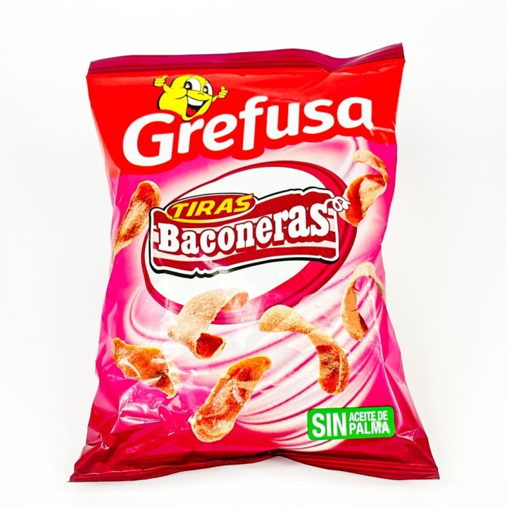 Tiras Baconeras Grefusa caja 30 unidades de 33 gramos