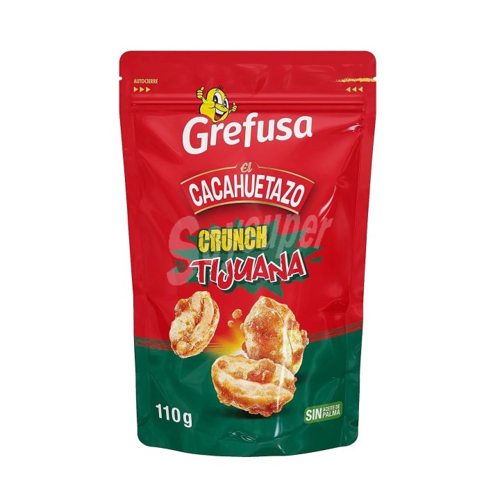 Cacahuetes crujientes Grefusa Tijuana 49 bolsas de 45 g