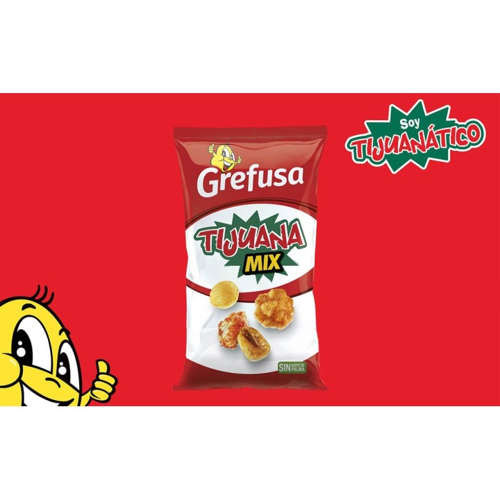 Cacahuetes crujientes Grefusa Tijuana 49 bolsas de 45 g