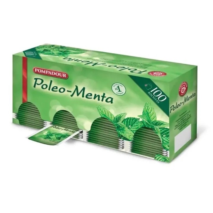 Infusión Menta Poleo Pompadour 100 Bolsitas Especial H – ...