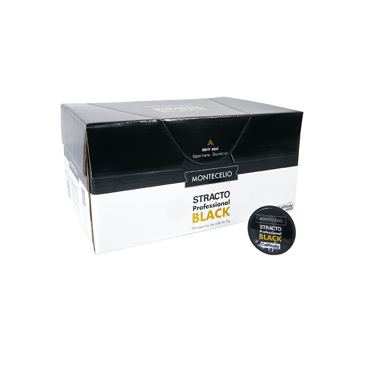 Stracto Profesional Black, 96 cápsulas de 8gr compatibl