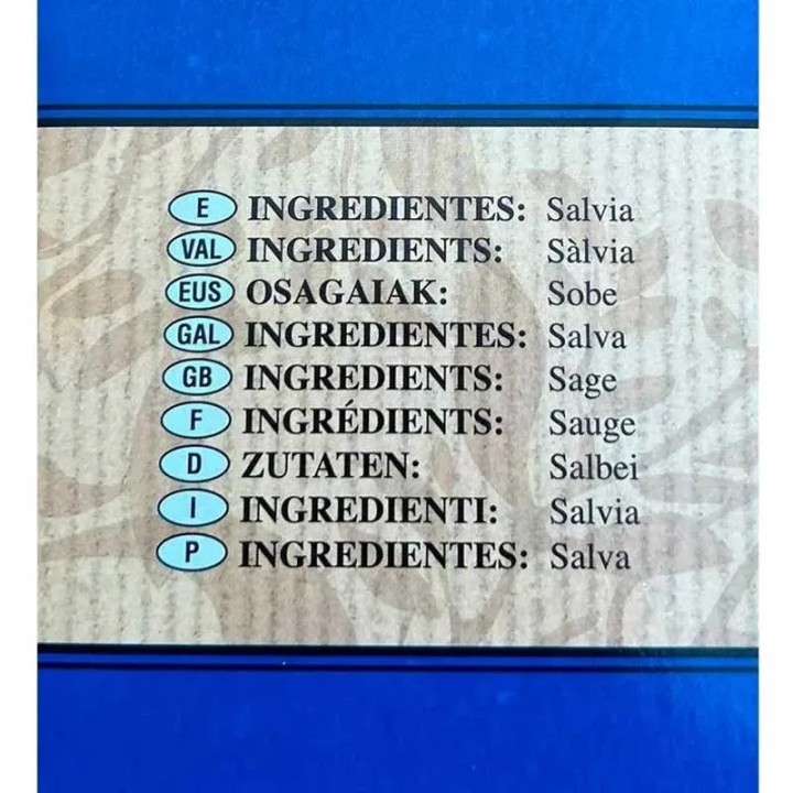 Infusión Salvia de salvia Herbes l'Alcoia – Pack Ahorro