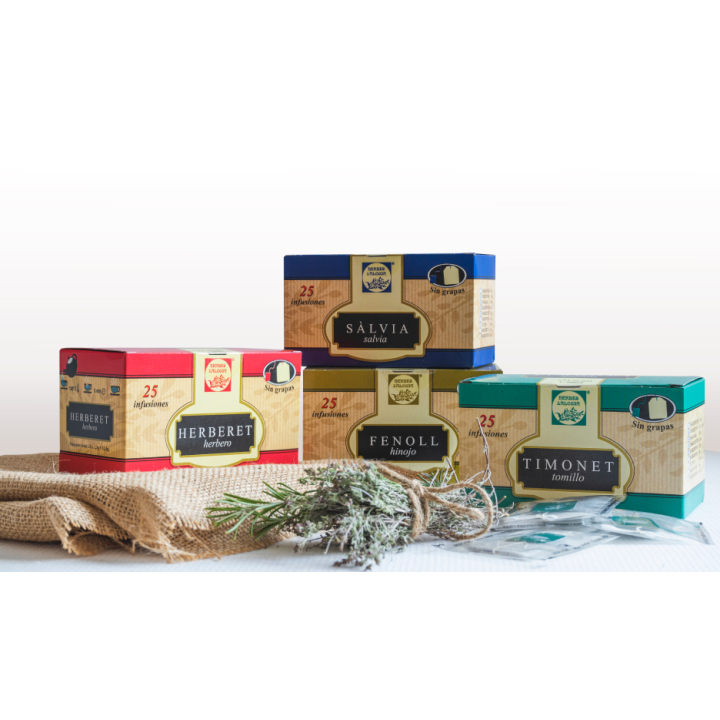Infusión Salvia de salvia Herbes l'Alcoia – Pack Ahorro
