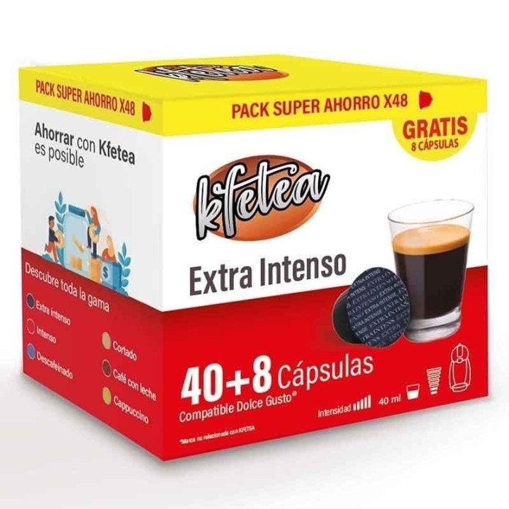 Extra Intenso Kfetea 4 cajas d Dolce Gusto®