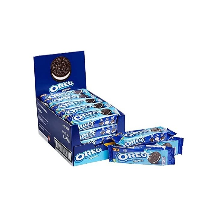 Galletas Oreo clásicas. Caja de 20 paquetes de 6 gallet