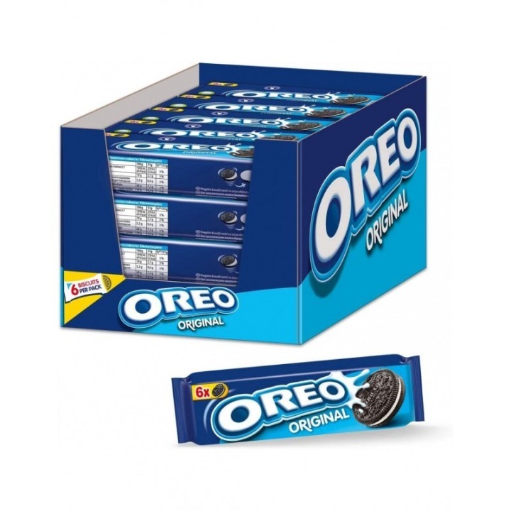 Galletas Oreo clásicas. Caja de 20 paquetes de 6 gallet