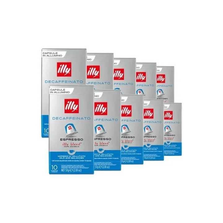 Master descafeinado illy 100 cápsulas Nespresso®