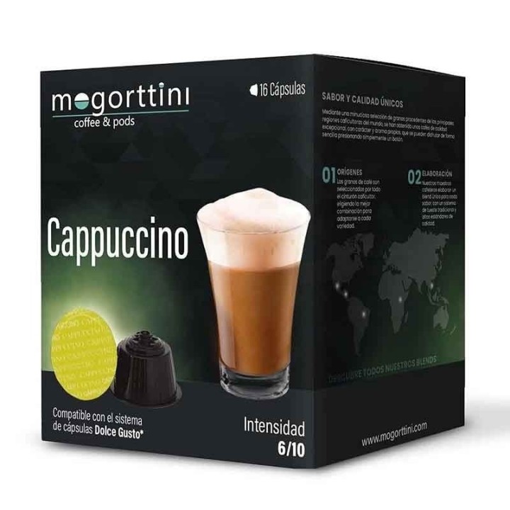 Cappuccino Mogorttini 4 cajas 16 cápsulas Dolce Gusto®