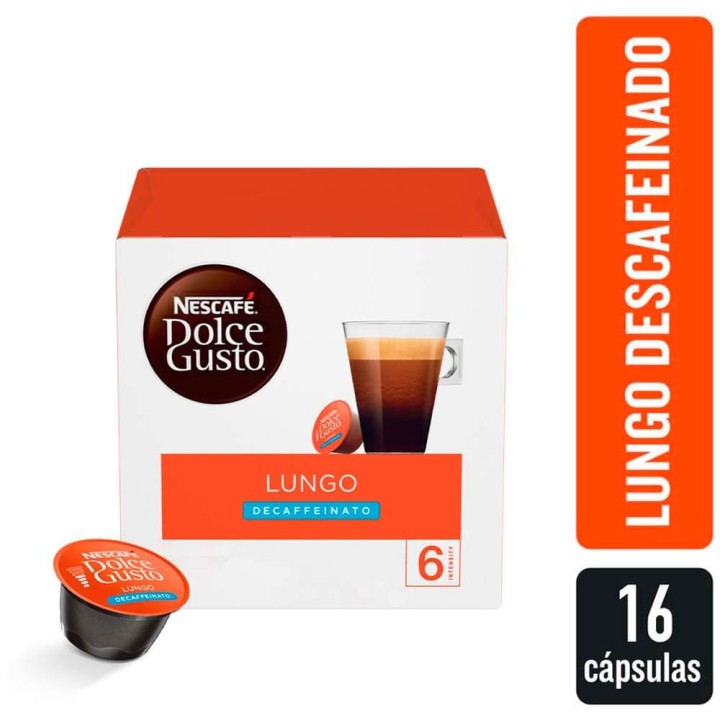 Descafeinado Cafe Lungo 48 cápsulas Dolce Gusto®