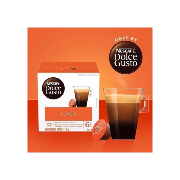 Descafeinado Cafe Lungo 48 cápsulas Dolce Gusto®