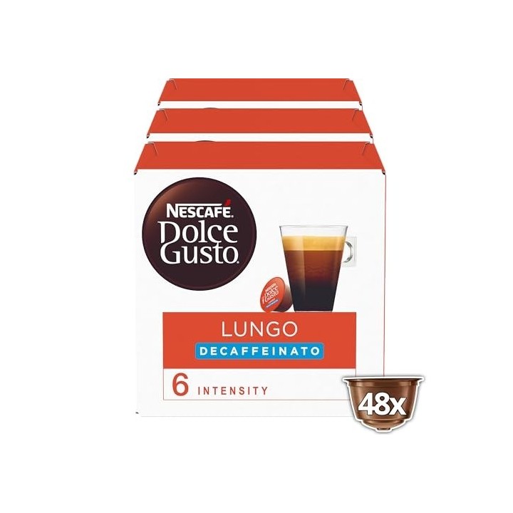 Descafeinado Cafe Lungo 48 cápsulas Dolce Gusto®