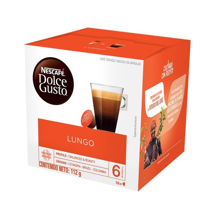 Descafeinado Cafe Lungo 48 cápsulas Dolce Gusto®