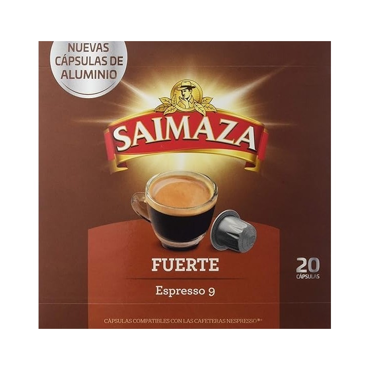 Saimaza Fuerte 80 cápsulas Nespresso®