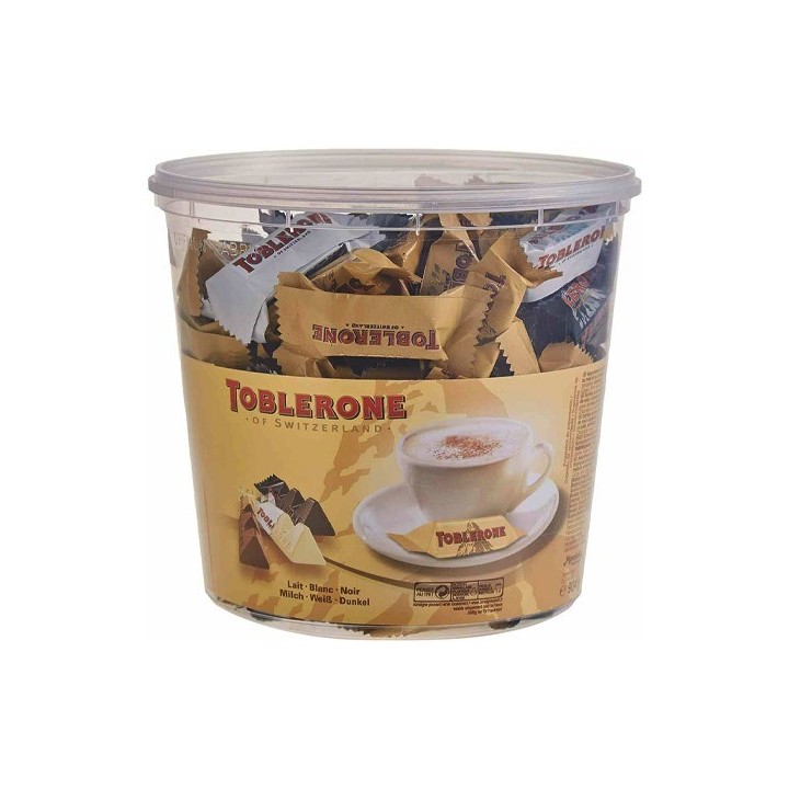Surtido Mini Toblerone, contiene 113 unidades de 8g