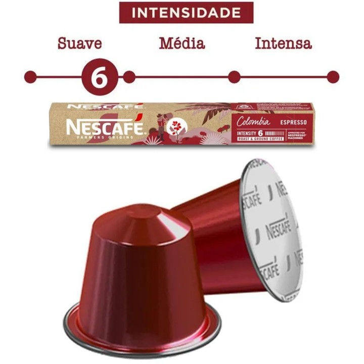 Colombia Nescafé. 120 cápsulas Nespresso®