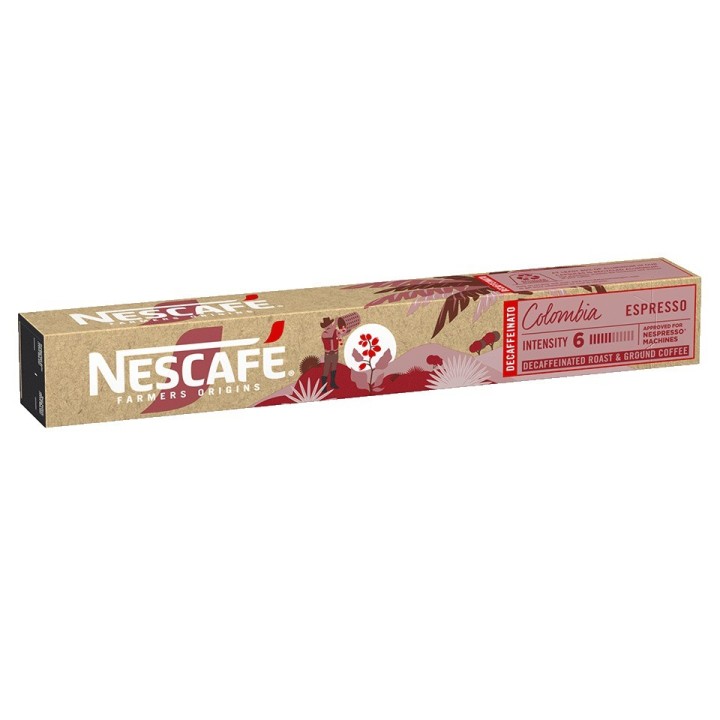 Colombia Descafeinado Nescafé. 120 cápsulas Nespresso®