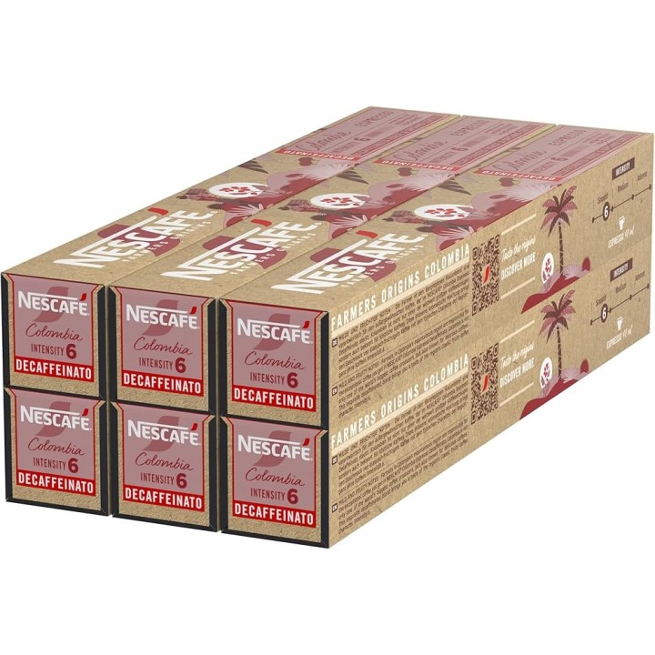 Colombia Descafeinado Nescafé. 120 cápsulas Nespresso®