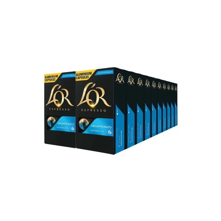 Descafeinado L'OR caja de 60 cápsulas Nespresso®