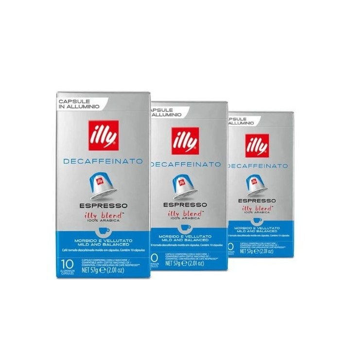 Descafeinado Illy 60 cápsulas Nespresso®