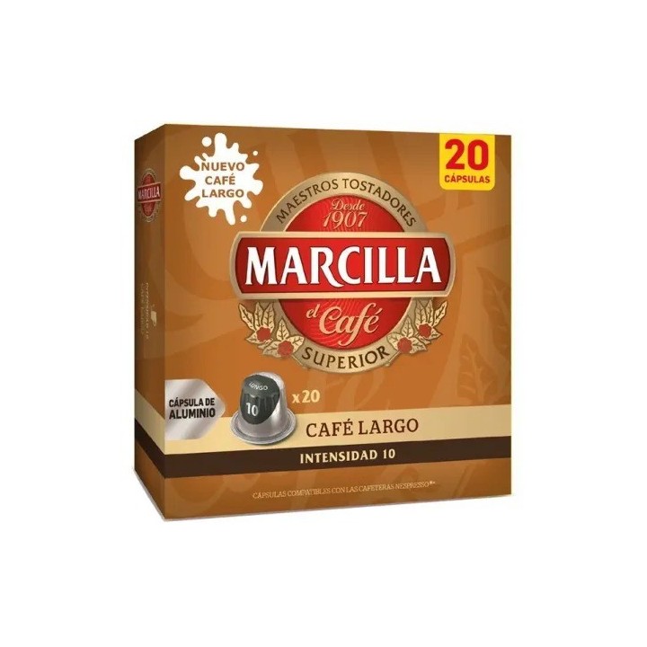 Café Largo Marcilla, 20 cápsulas Nespresso®