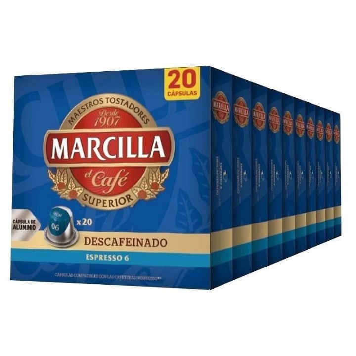 Descafeinado Marcilla , 20 cápsulas Nespresso®