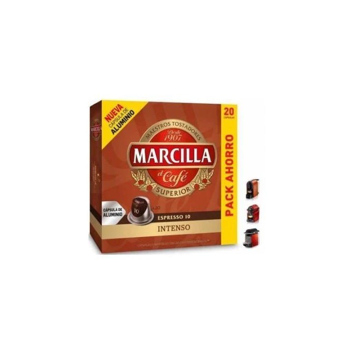 Intenso Marcilla, 20 cápsulas Nespresso®