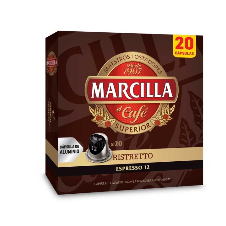 Ristretto Marcilla, 20 cápsulas Nespresso®