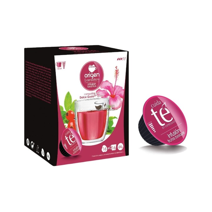 deTé frutas del Bosque 16 cápsulas Dolce Gusto®