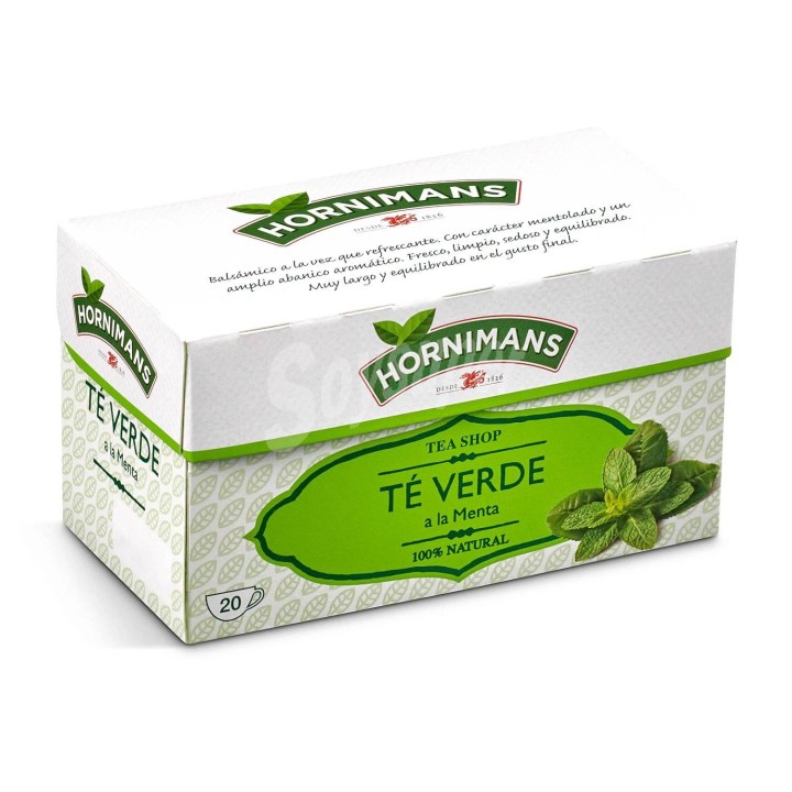 Infusión Té verde a la menta, Hornimans · Pack 5 caja – P...