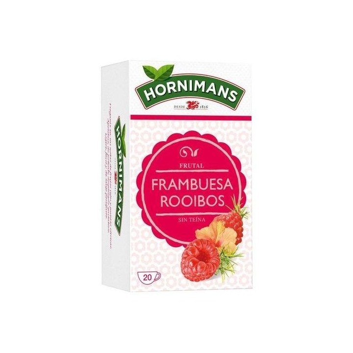 Infusión Infusiónes de frambuesa rooibos 20 bolsitas H – ...