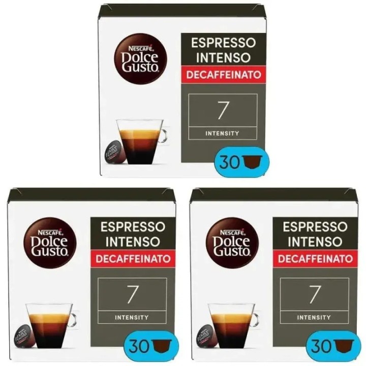 Espresso Intenso Descafeinado Dolce Gusto | 90 Cápsulas