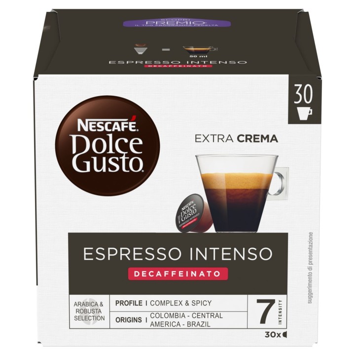 Espresso Intenso Descafeinado Dolce Gusto | 90 Cápsulas