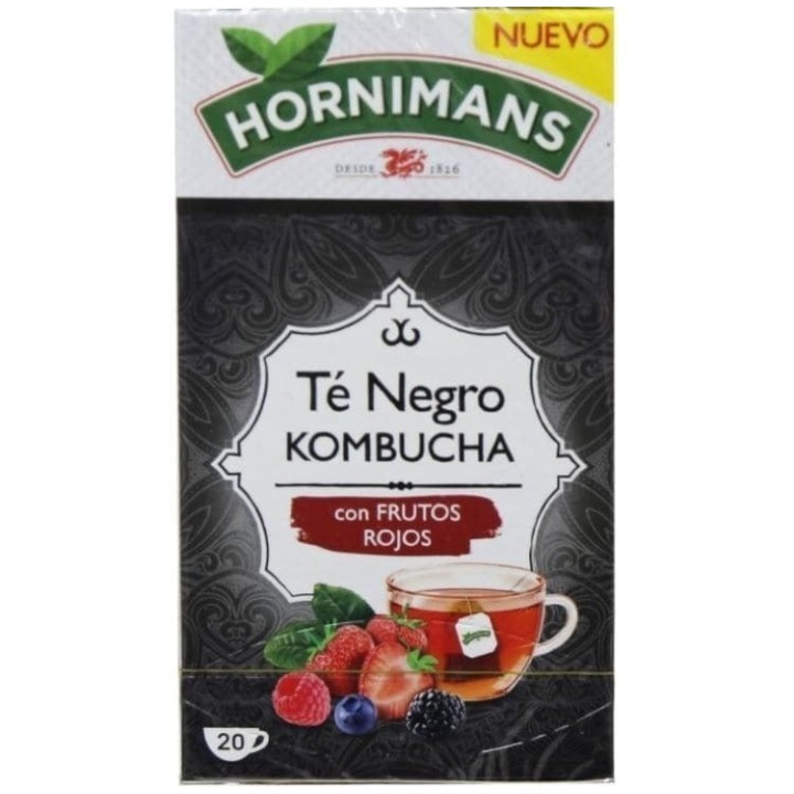 Infusión Té Negro Kombucha frutos rojos, Hornimans · P – ...