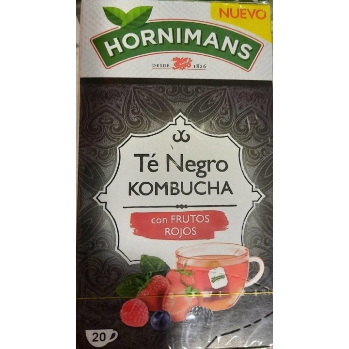Infusión Té Negro Kombucha frutos rojos, Hornimans · P – ...