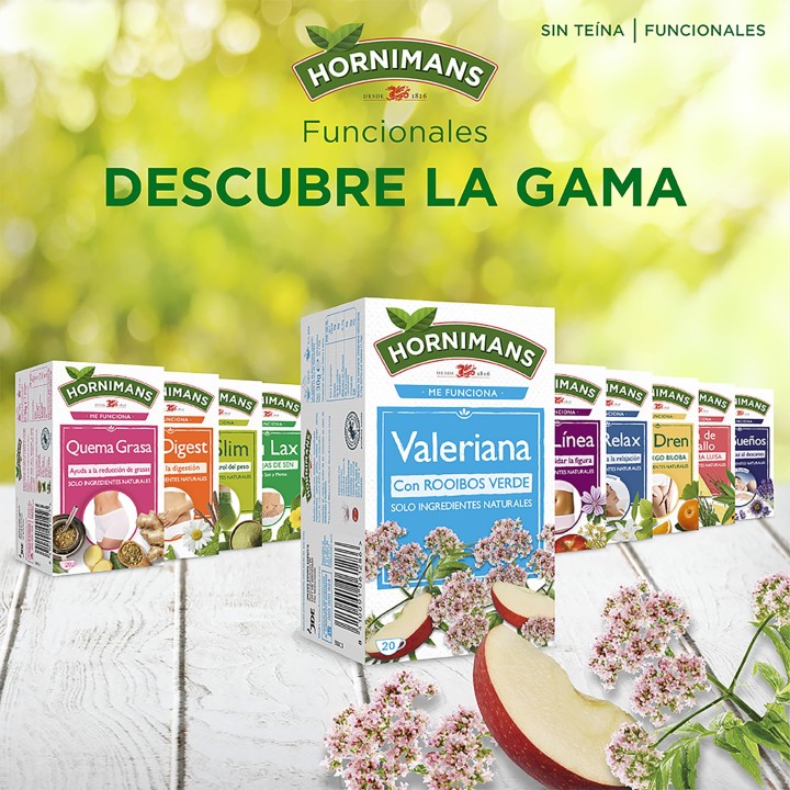 Infusión Valeriana con Rooibos Verde Hornimans · Pack – P...