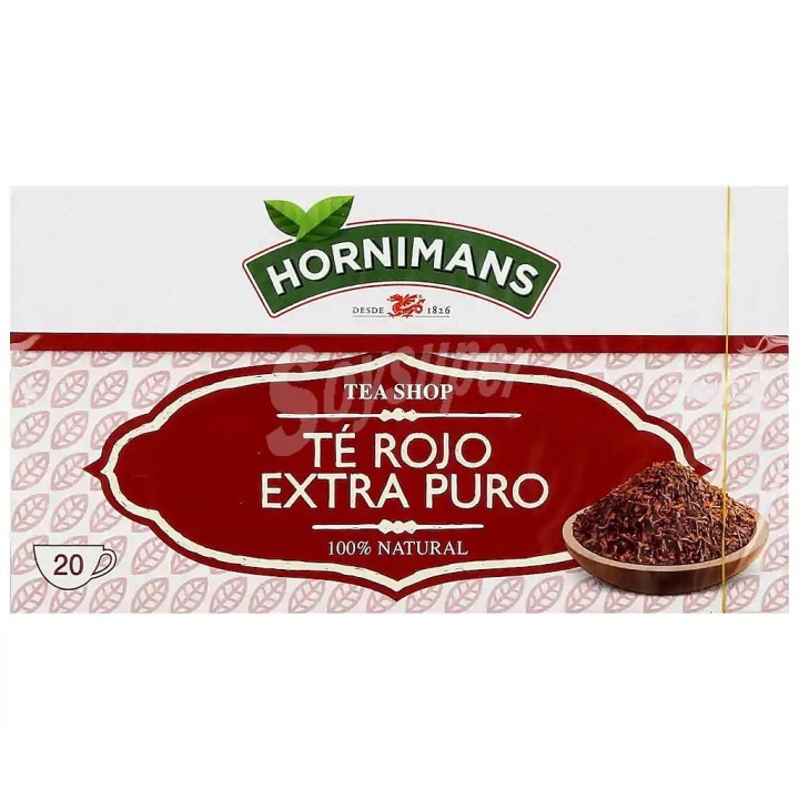 Infusión Té Rojo Extra Puro Hornimans, 20 unidades · P – ...