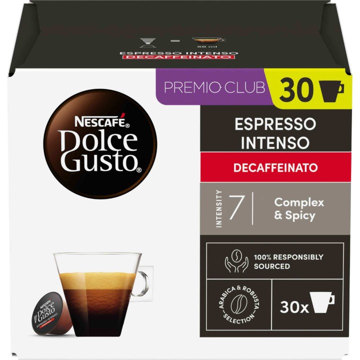 Descafeinado Espresso Intenso 96 cápsulas Dolce Gusto®
