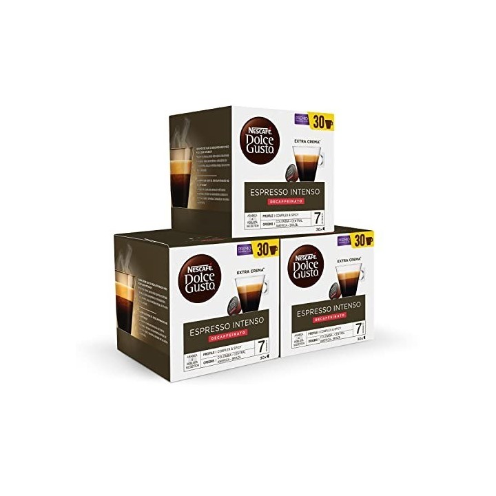 Descafeinado Espresso Intenso 96 cápsulas Dolce Gusto®