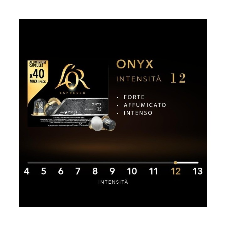 Onyx L'OR 80 Cápsulas Nespresso®