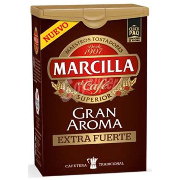 Pack de 5 Café molido Marcilla Gran Aroma Extra Fuerte