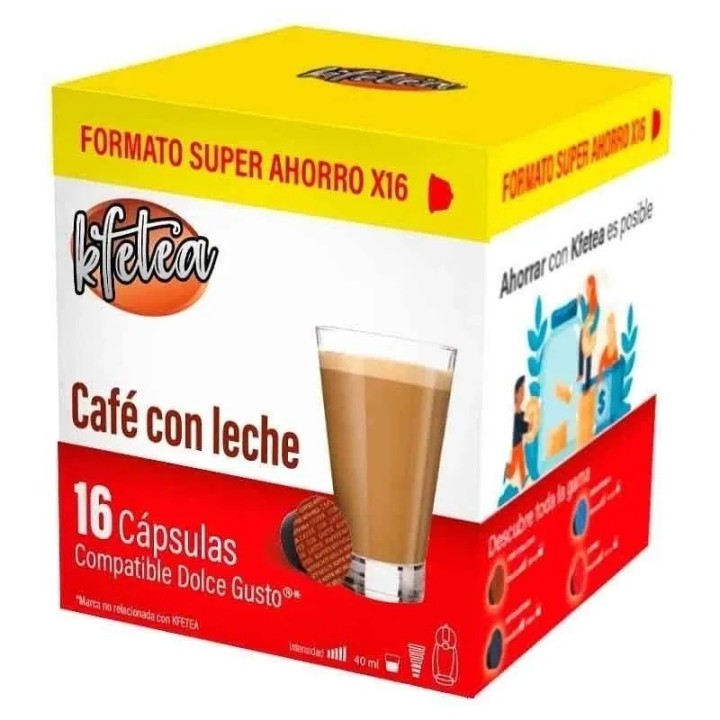 Cafe con leche Kfetea 3 cajas Dolce Gusto®