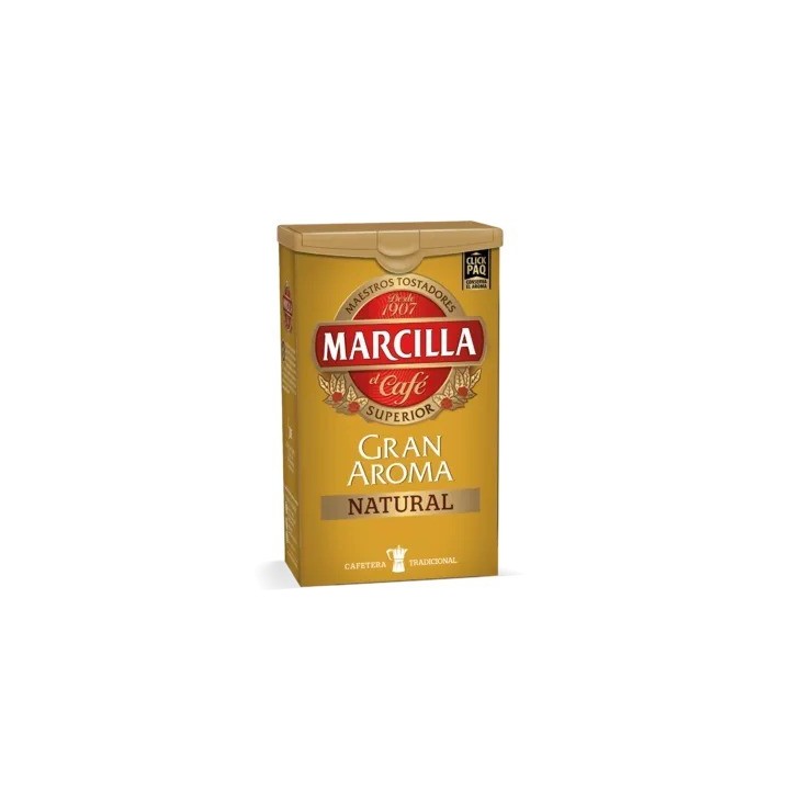 Pack de 5 Marcilla molido Gran Aroma Natural, 250 gramo