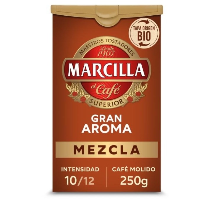 Pack de 5 Marcilla molido Gran Aroma Mezcla 50/50 , 250