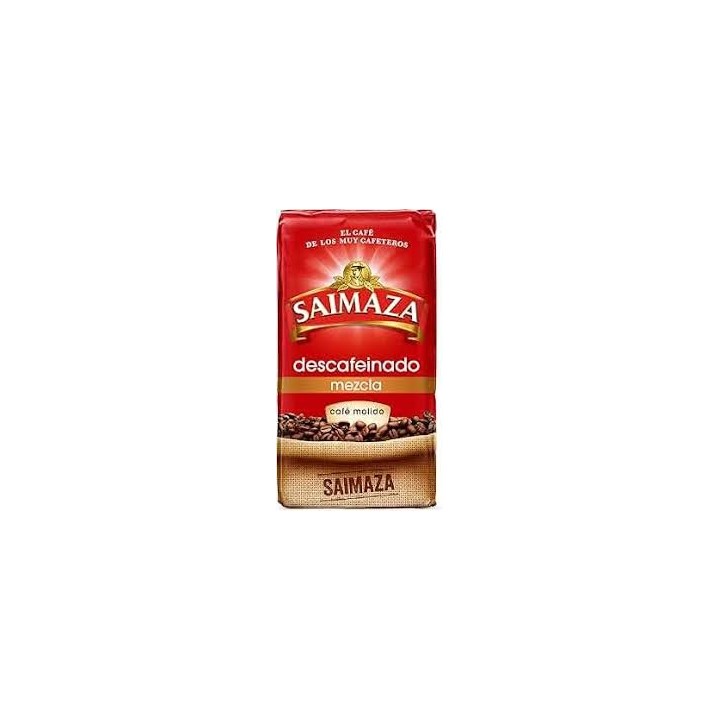 Pack de 5 Saimaza descafeinado mezcla 250g café molido