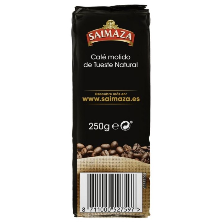 Pack de 5 Saimaza molido Gran Selección Natural, 250 gr