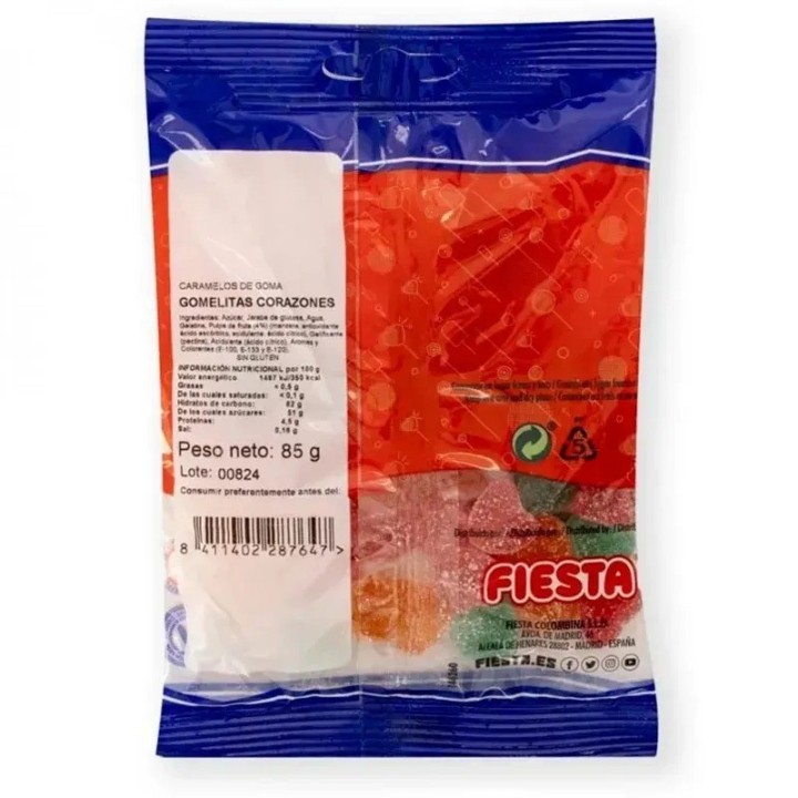 Gomelitas corazones surtidos 15 bolsas de 85 gr