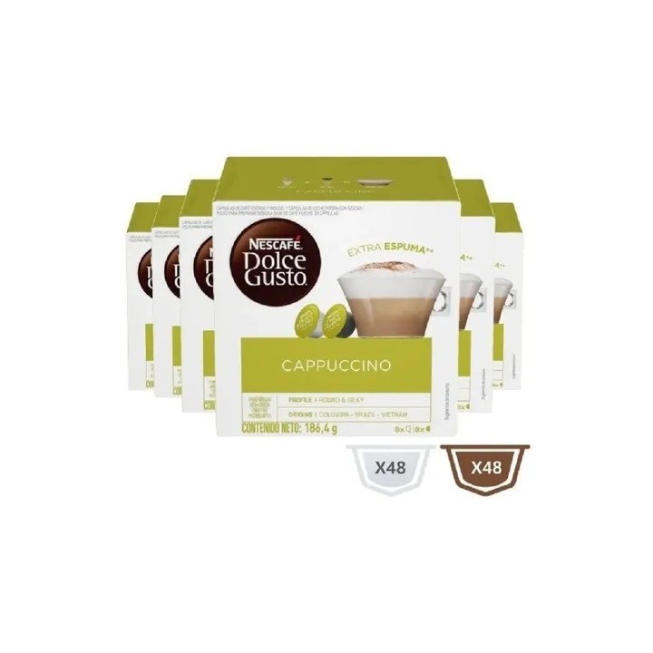 Cappuccino 6 cajas de 16 cápsulas Dolce Gusto®