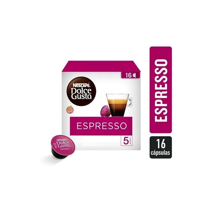 Café Espresso 6 cajas de 16 cápsulas Dolce Gusto®