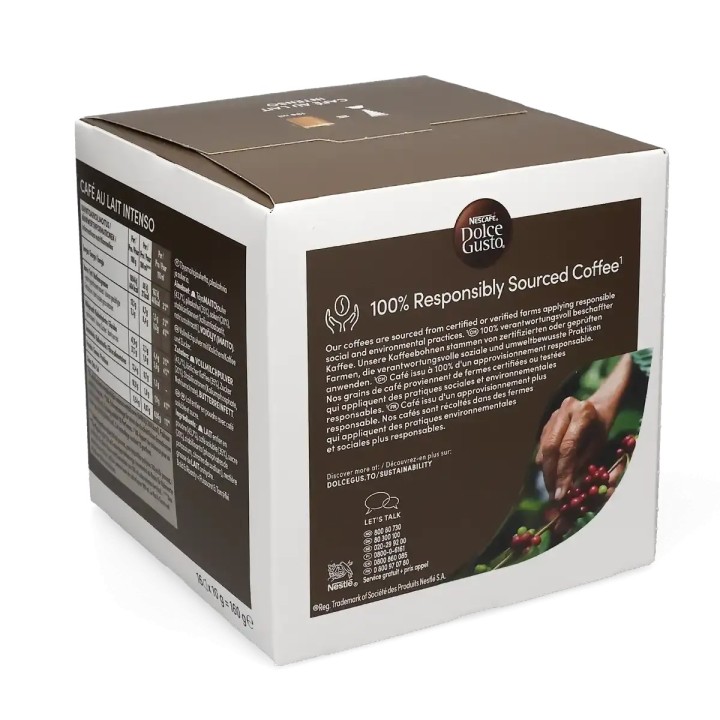 Café con Leche Intenso 6 cajas 16 cápsulas Dolce Gusto®