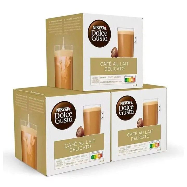 Cafe con leche Delicato 6 caja 16 Cápsulas Dolce Gusto®